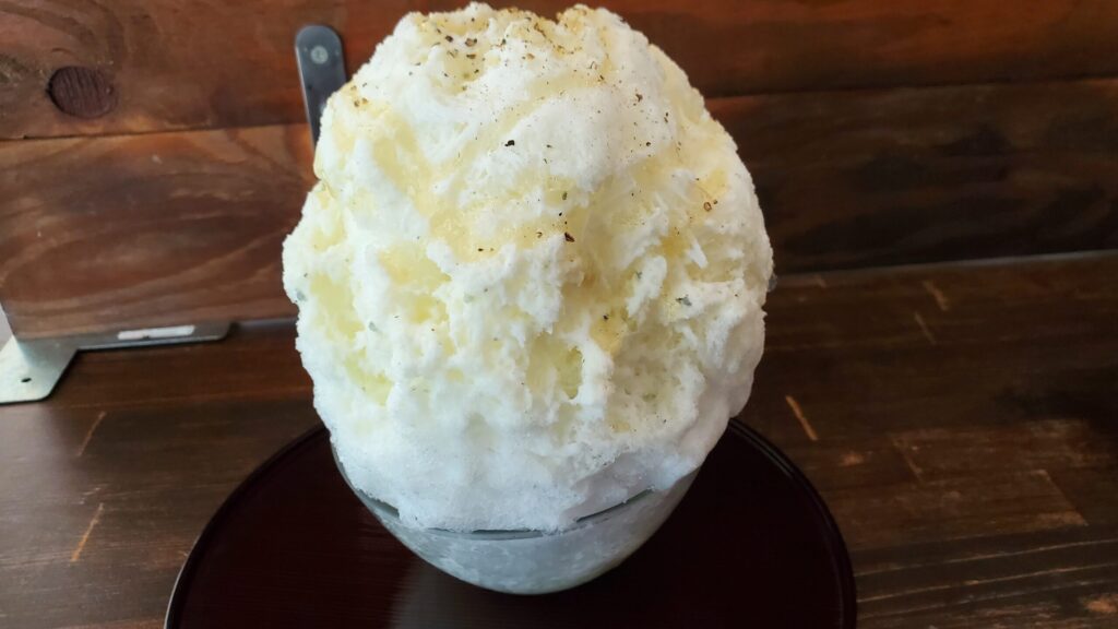 妻と一緒に食べに行った美味しいかき氷