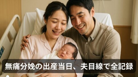 【実録】無痛分娩・出産当日レポ｜夫目線で描く入院2日目のリアルな記録