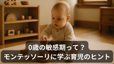 【月齢別】0歳の敏感期とは？モンテッソーリ教育でわかる赤ちゃんの発達と関わり方